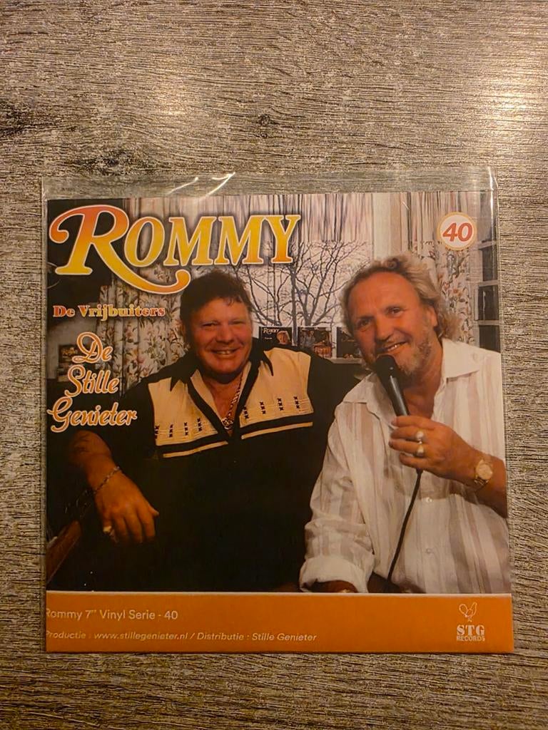 7″ – Rommy – De Stille Genieter / Tranen Horen Bi – Deel 40, Cd's en Dvd's, Ophalen of Verzenden, 7 inch, Levenslied of Smartlap