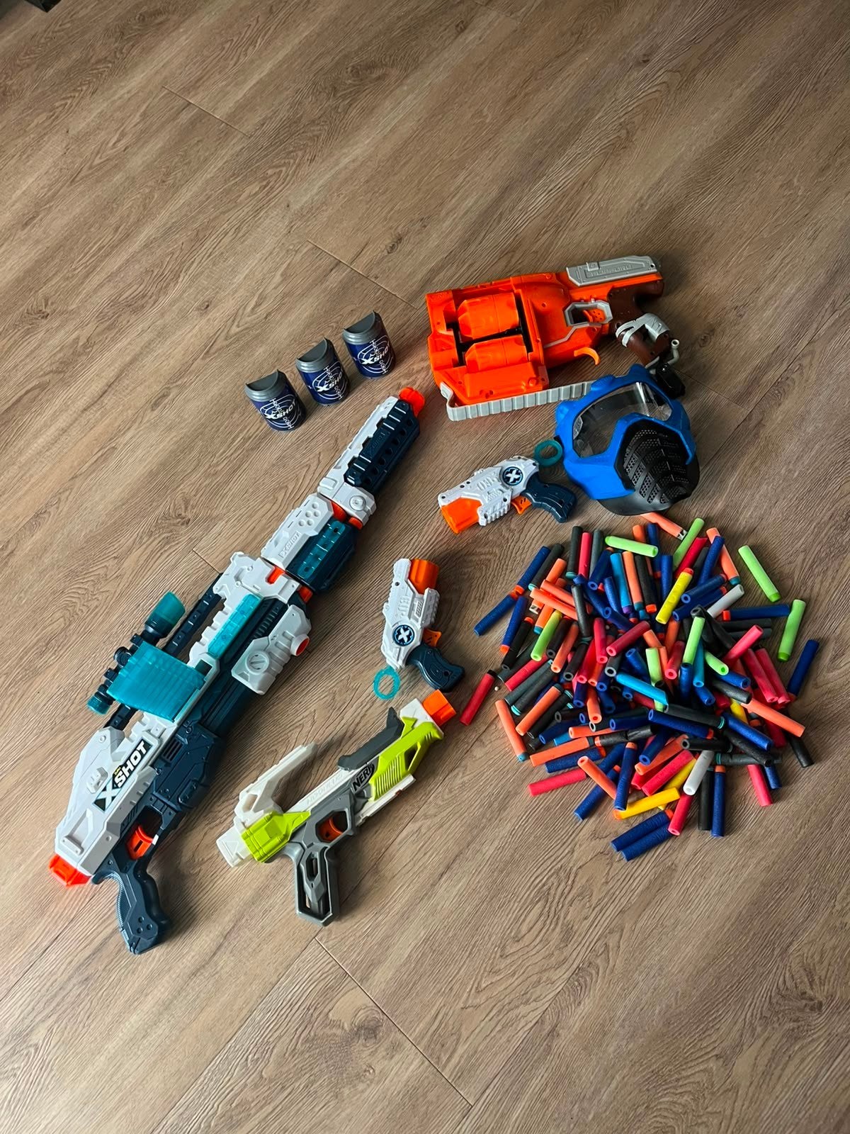 Nerf pistolen set met veel pijltjes, Kinderen en Baby's, Speelgoed | Overig, Ophalen, Gebruikt, Jongen of Meisje