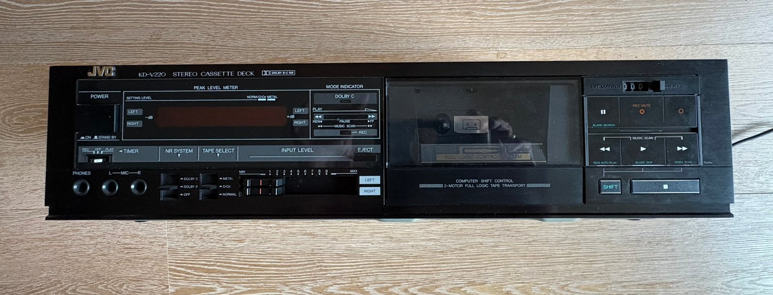 Cassettedeck JVC KD-V220E, Audio, Tv en Foto, Cassettedecks, Ophalen of Verzenden, JVC