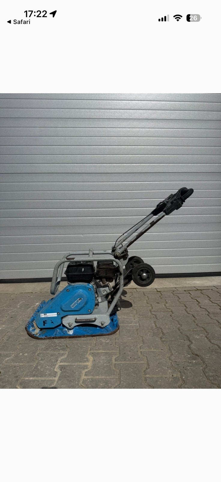 Trilplaat weber cf3, Doe-het-zelf en Verbouw, Ophalen of Verzenden, Zo goed als nieuw, Benzine, Tuinfrees
