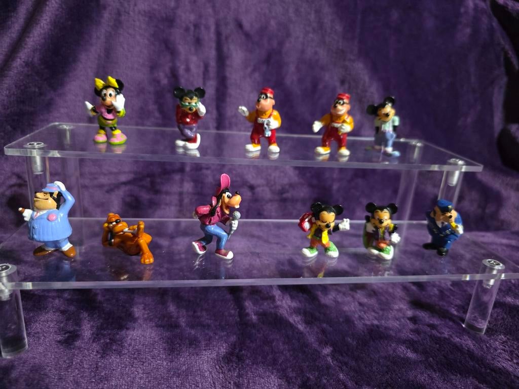 Complete set Micky und freundebGoofy Met Pet Kinder Surprise, Ophalen of Verzenden, Zo goed als nieuw, Hardplasticfiguren