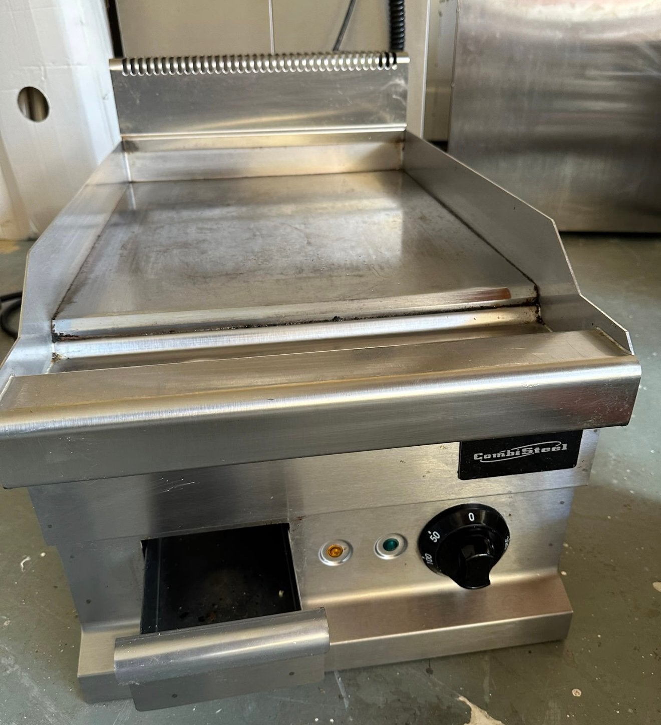 Horeca Combisteel Bakplaat Op Krachtstroom, Ophalen, Zo goed als nieuw