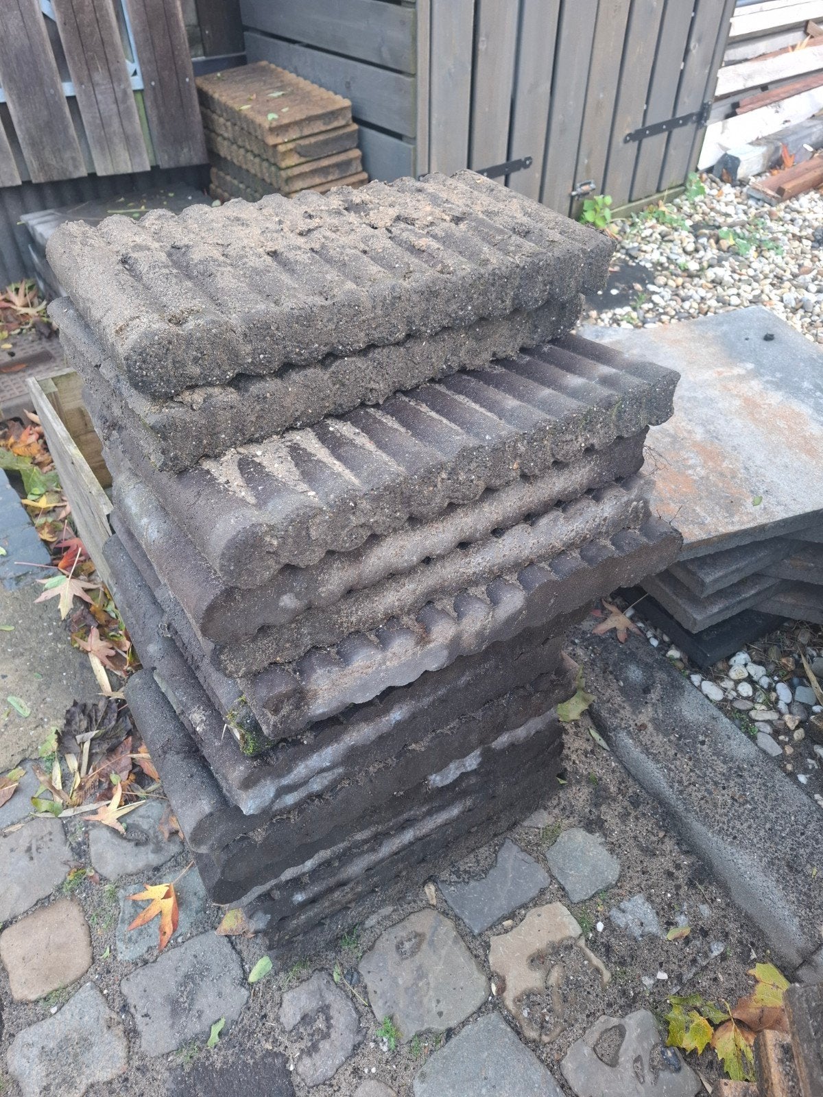 28x palissaden banden. 50x25cm, Ophalen, Beton, Overige typen