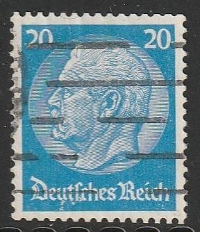 Rijk 1933 489 Hindenburg 20p, Gest, Postzegels en Munten, Postzegels | Europa | Duitsland, Ophalen of Verzenden, Overige periodes