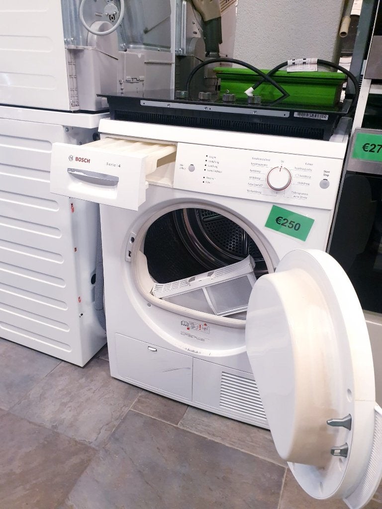 bosch condens droger 7kg inc 6 maand garantie, Ophalen, 6 tot 8 kg, Anti-kreukfase, Zo goed als nieuw
