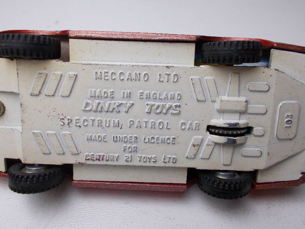 1968 Dinky Toys 103 SPECTRUM PATROL CAR I.z.g.st! (-D-), Ophalen of Verzenden, Zo goed als nieuw, Auto, Dinky Toys