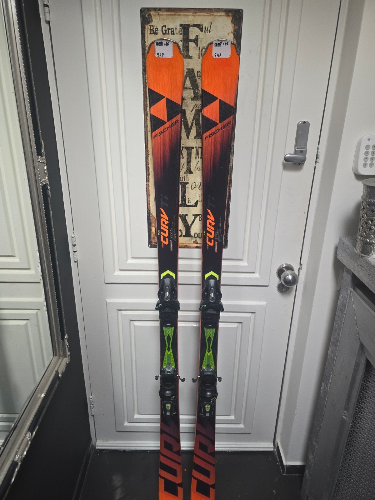 178cm FISCHER RC4 CUVE TI TOP ALL ROUND SKI, 160 tot 180 cm, Fischer, Ophalen of Verzenden, Zo goed als nieuw