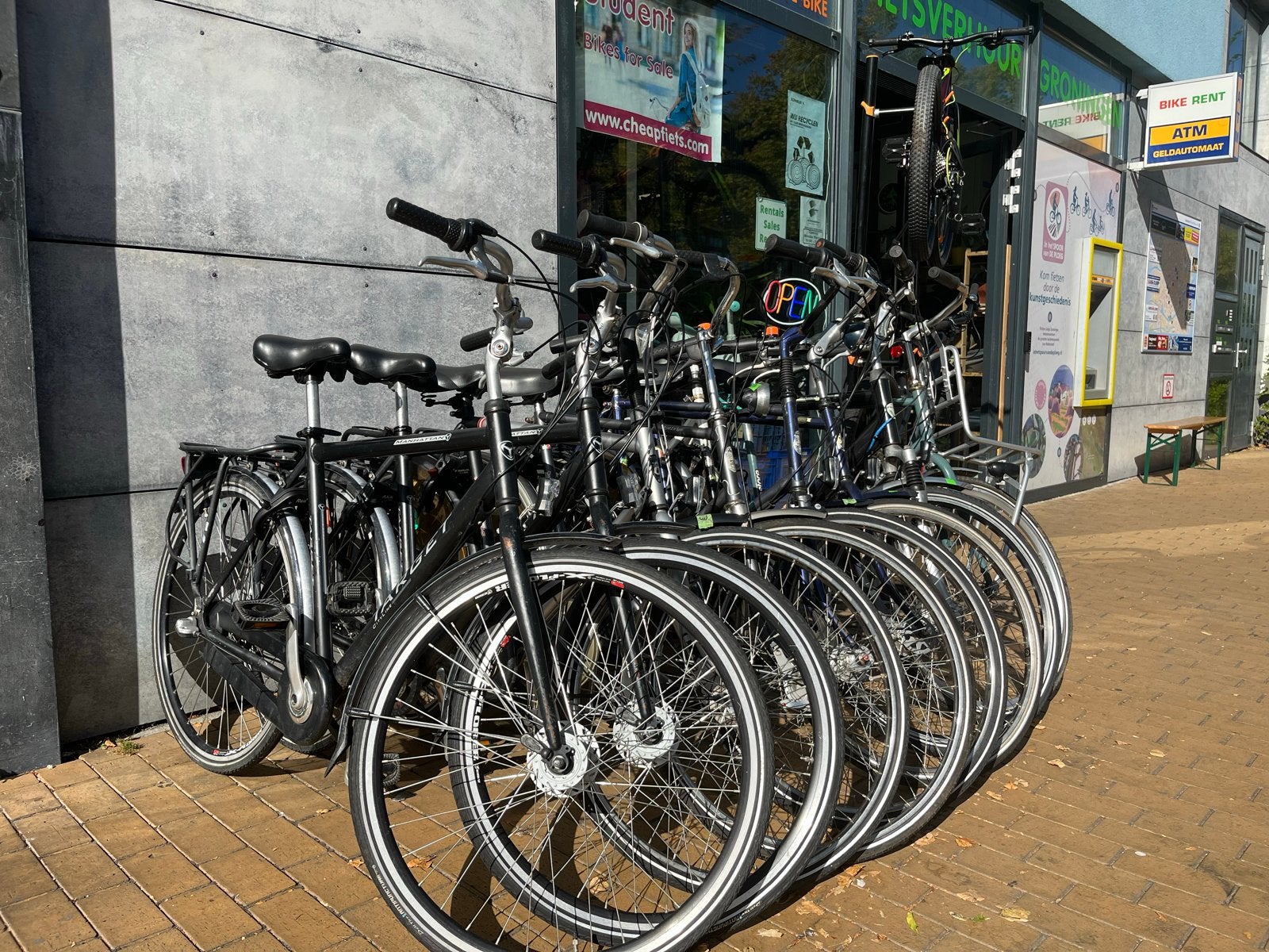 Studenten fietsen in Groningen, Fietsen en Brommers, Fietsen | Dames | Damesfietsen, Velgrem, Versnellingen, Ophalen, Overige merken