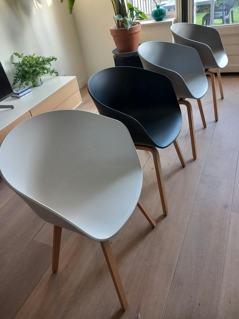 4 Hay stoelen About a Chair AAC22, Overige kleuren, Zo goed als nieuw, Vier, Ophalen