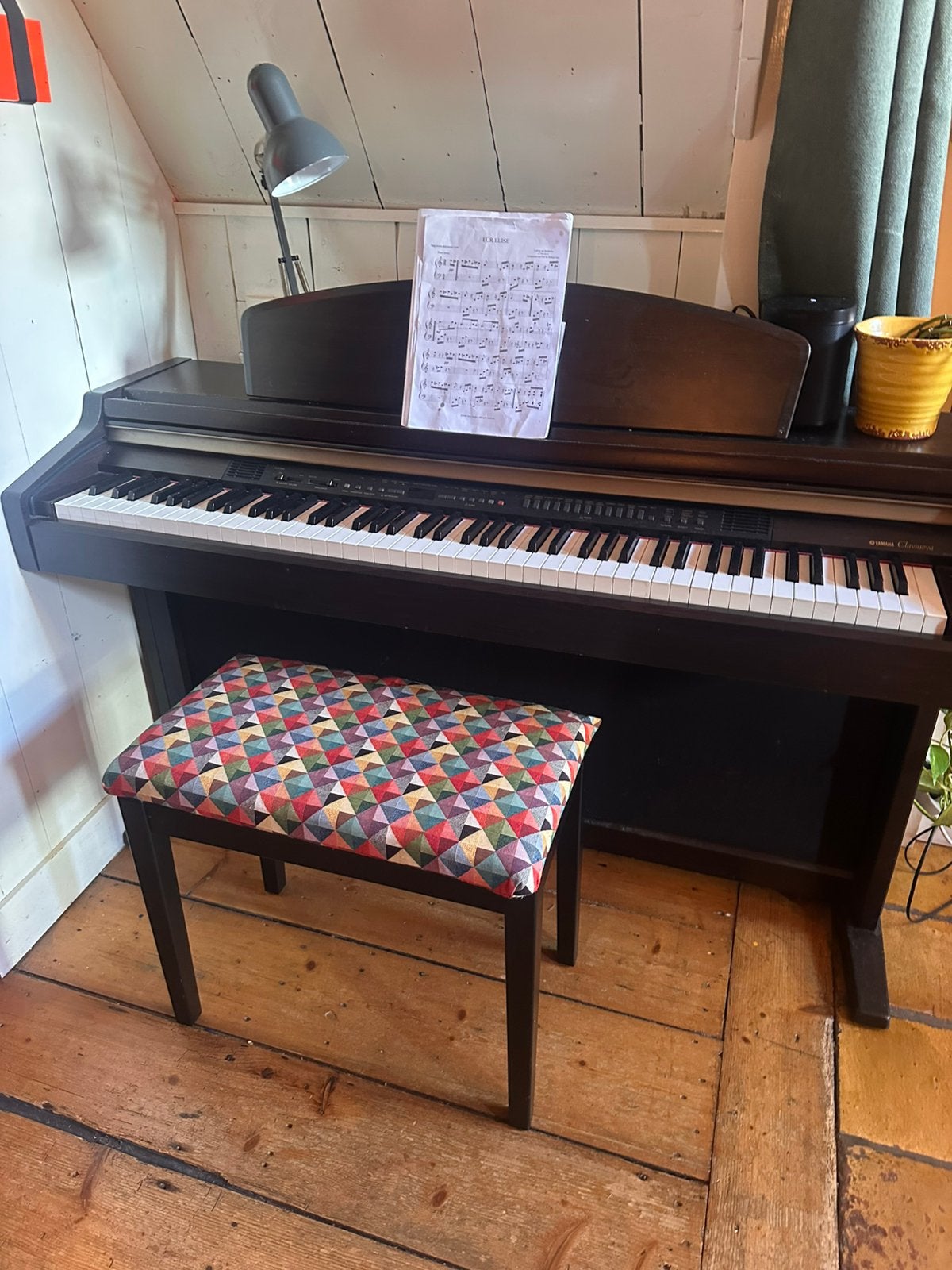 Yamaha Clavinova Digitaal Piano - Zo goed als nieuw, Ophalen, Zwart, Digitaal, Zo goed als nieuw