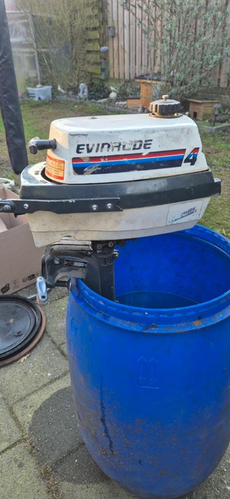 Evinrude 4 PK Buitenboordmotor - Gebruikt, Watersport en Boten, Buiten- en Binnenboordmotoren, Ophalen, Gebruikt, Minder dan 5 pk