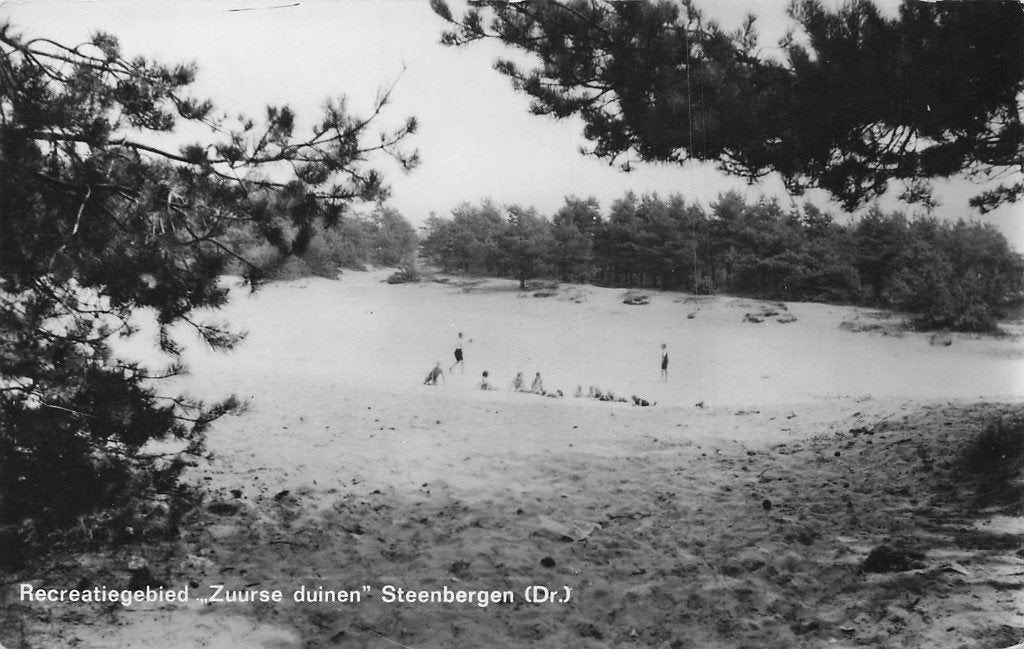 Steenbergen - Recreatiegebied Zuurse duinen, Ophalen of Verzenden, 1960 tot 1980, Ongelopen, Drenthe
