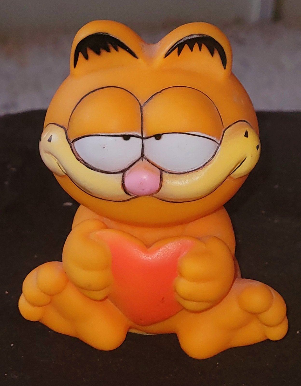 Twee gave pieppoppen Garfield 'Hug me' en met hartje, Verzenden, Garfield, Zo goed als nieuw, Overige typen