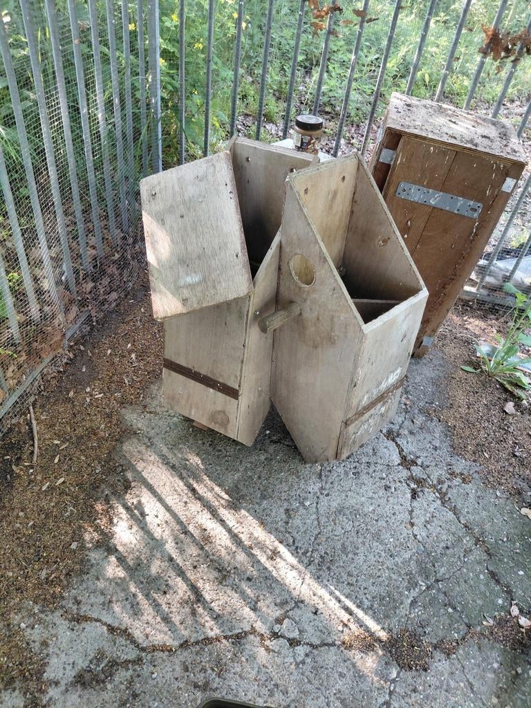 Grote parkieten blokken  gratis afhalen, Ophalen, Kunststof