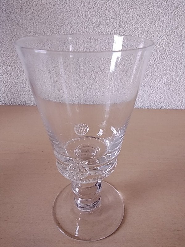 oud glas met prunts, Ophalen of Verzenden, Zo goed als nieuw, Overige typen