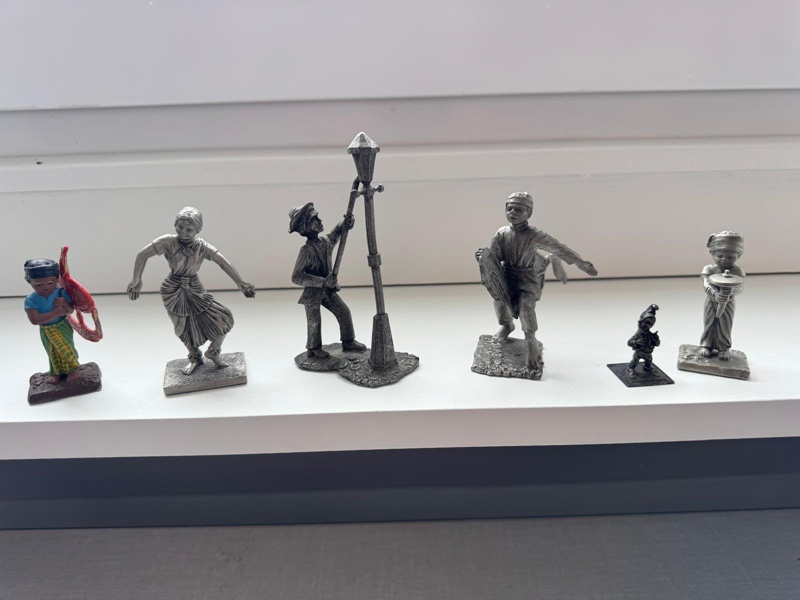 Selangor Pewter miniatuur beeldjes – vintage, Ophalen of Verzenden, Zo goed als nieuw