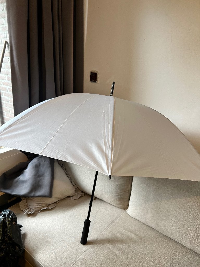 Witte paraplu drie stuks, Ophalen, Nieuw, Wit