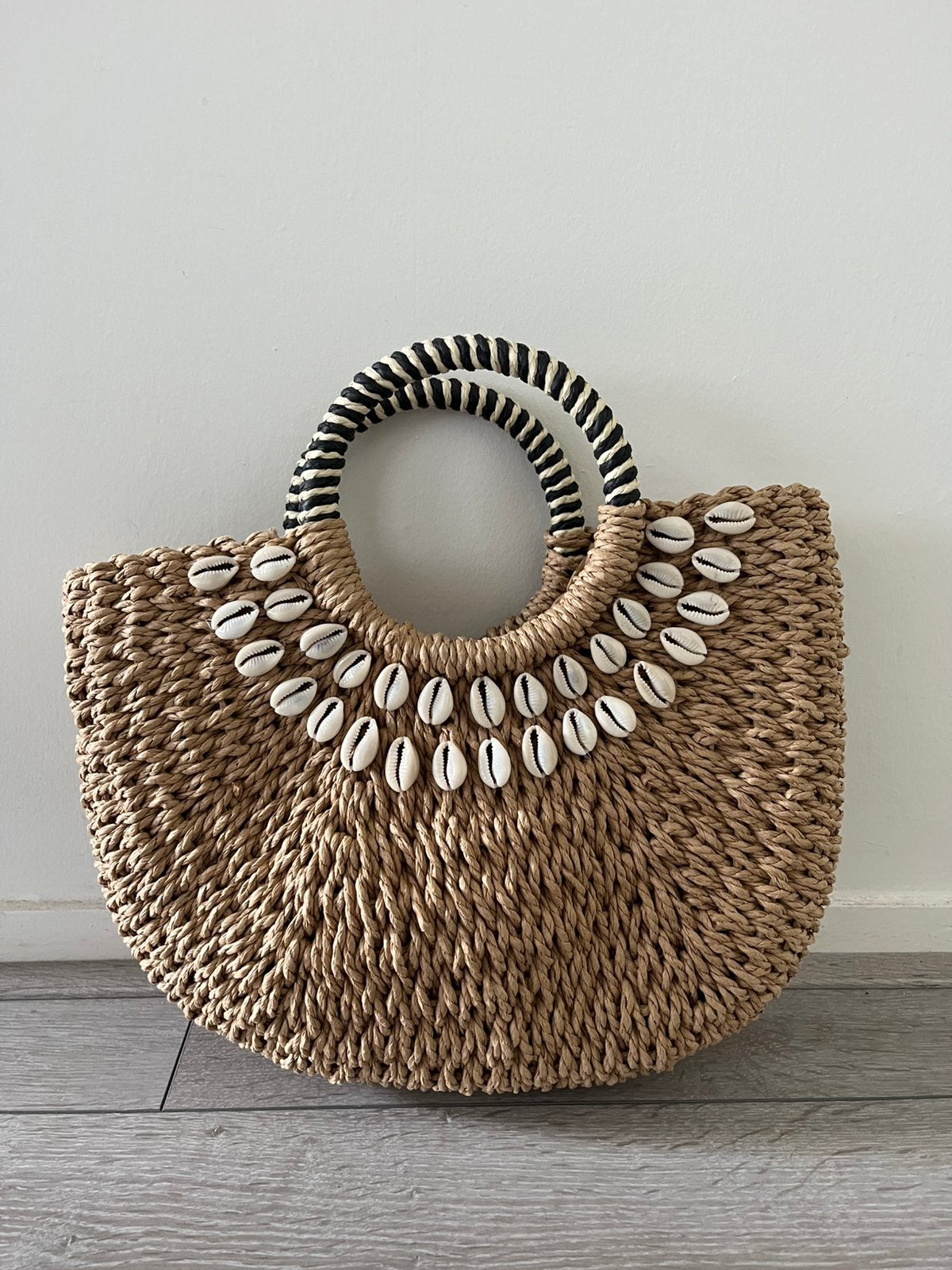 Beach Bag Shells Brown, 20 tot 30 cm, Bruin, Ophalen of Verzenden, Nieuw