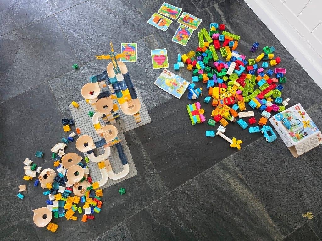 Lego Duplo en knikkerbaan