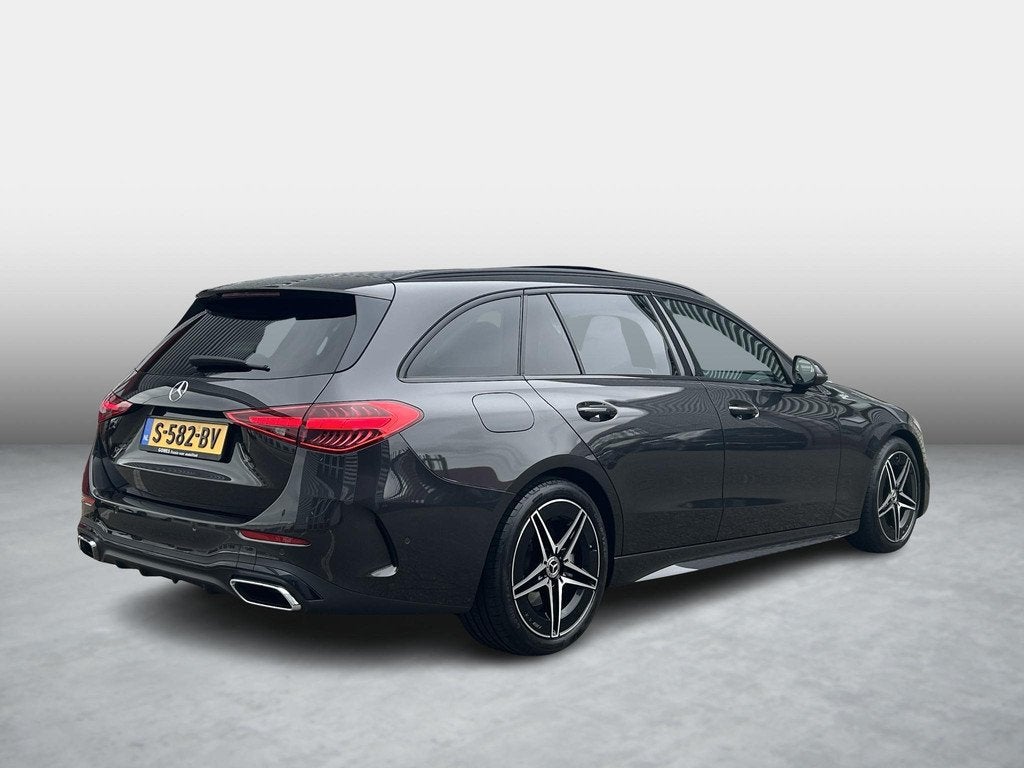 Mercedes-Benz C-klasse Estate 180 AMG Line | Trekhaak | Pano, Auto's, Mercedes-Benz, Automaat, 4 cilinders, Origineel Nederlands