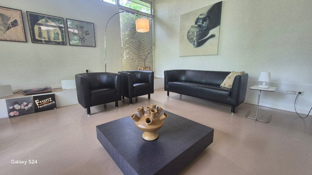 Originele Jan des Bouvrie designset, Ophalen, Gebruikt, Leer