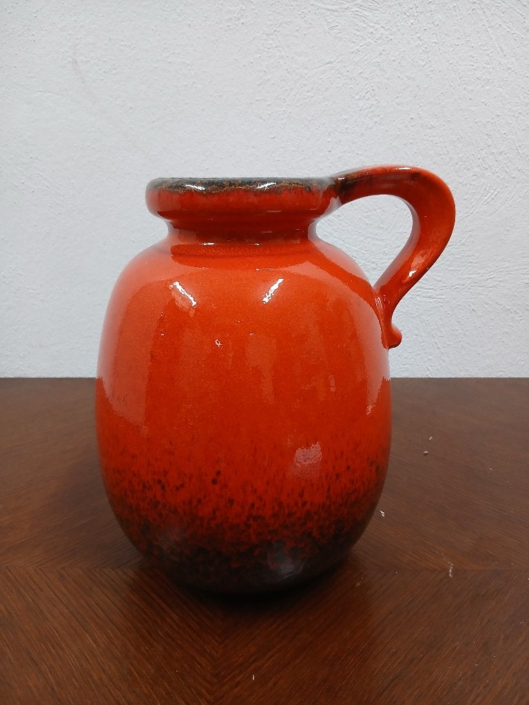 Prachtige Vintage Scheurich 484-30 Fat Lava Vaas, Ophalen of Verzenden