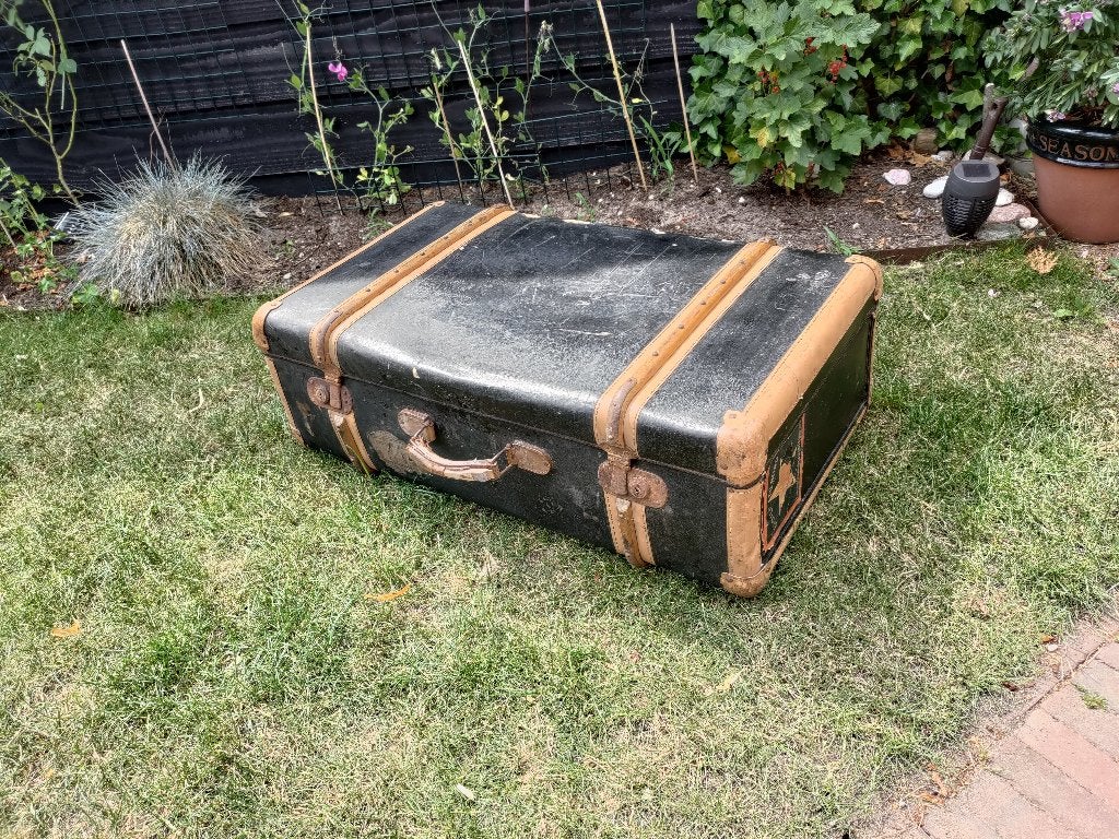 Vintage Koffer - Decoratief voor Huis of Oldtimer, Antiek en Kunst, Curiosa en Brocante, Ophalen