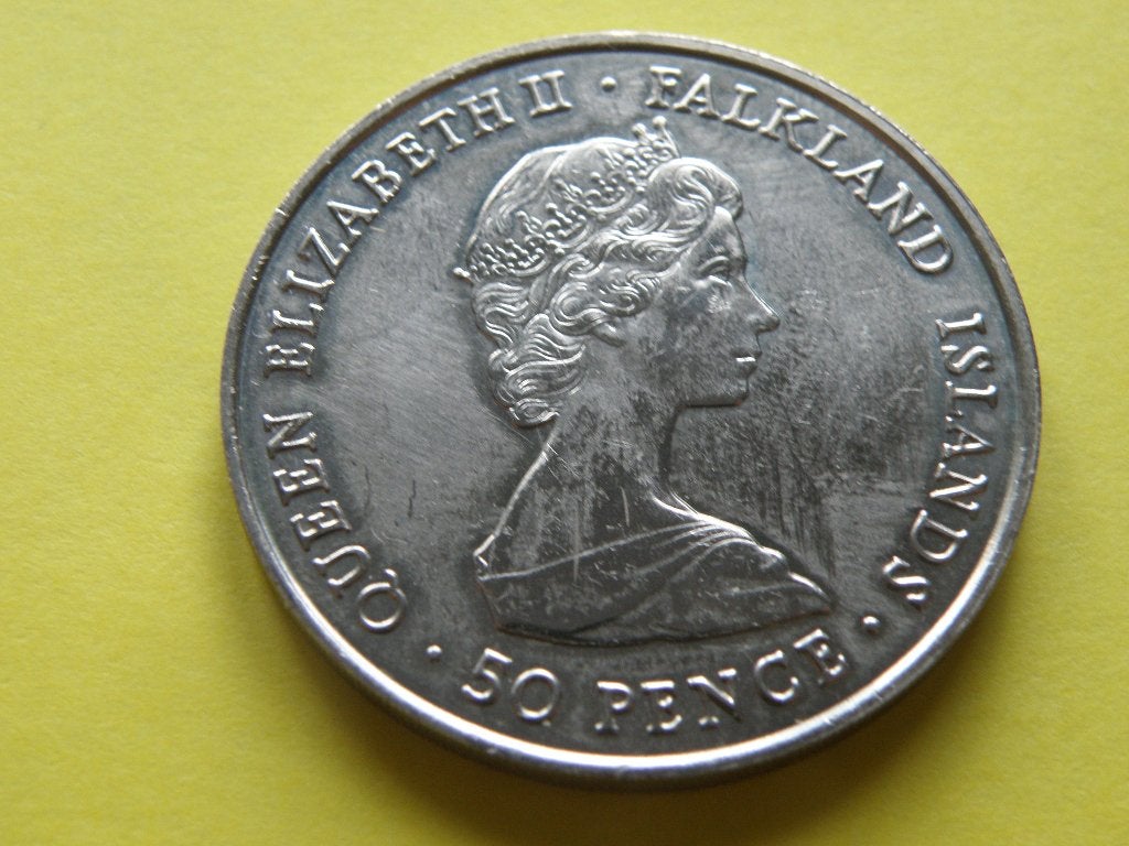 Falkland Islands 50 P 1980 Queen Mother 80 jaar, Verzenden, Midden-Amerika, Losse munt