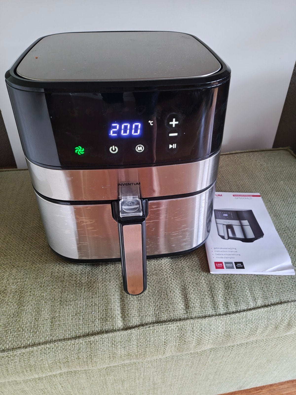 Inventum Airfryer GF500HLD, Ophalen, Zo goed als nieuw, Airfryer, 1000 t/m 1499 gram