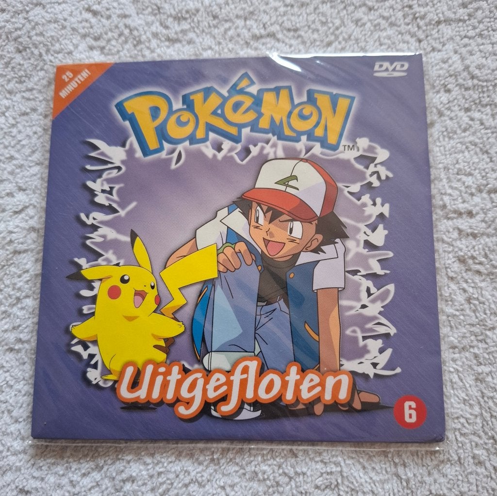 Pokémon Uitgefloten DVD - Nieuw in verpakking, Cd's en Dvd's, Animatie, Vanaf 6 jaar, Nieuw in verpakking, Film