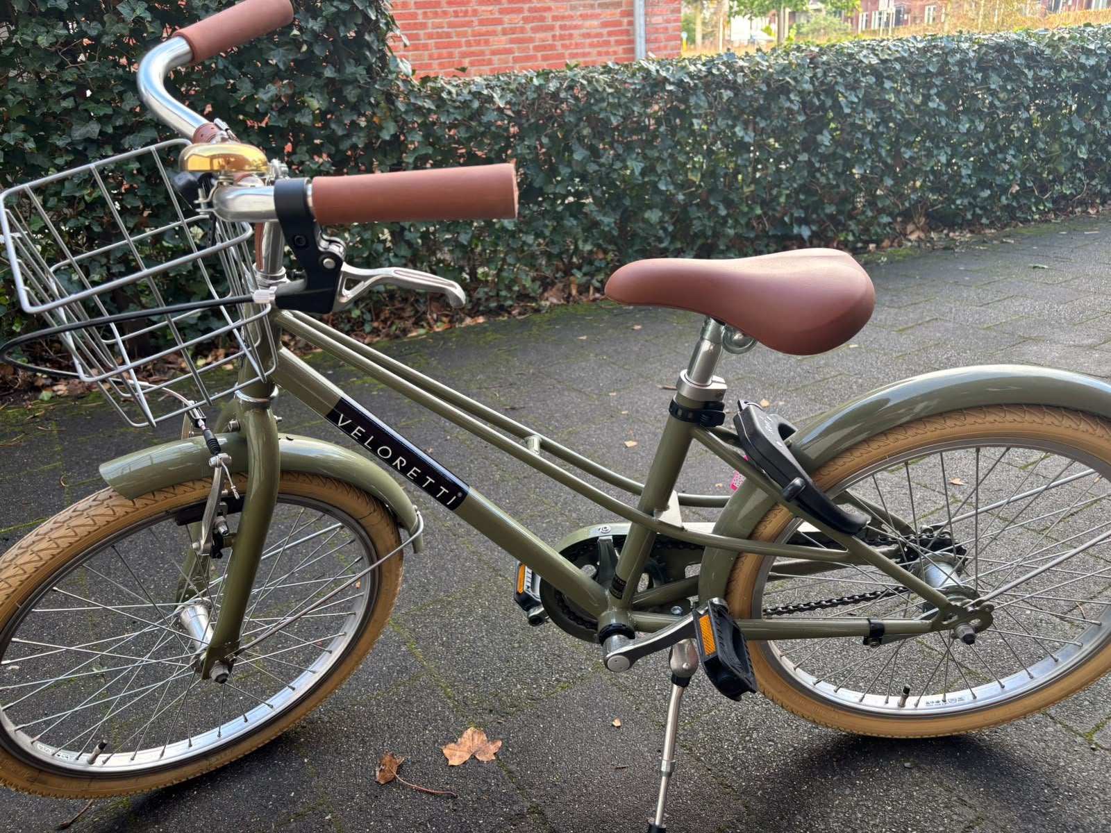 Zgan 20 inch olijfgroene junior veloretti fiets, Ophalen, Zo goed als nieuw, 20 inch