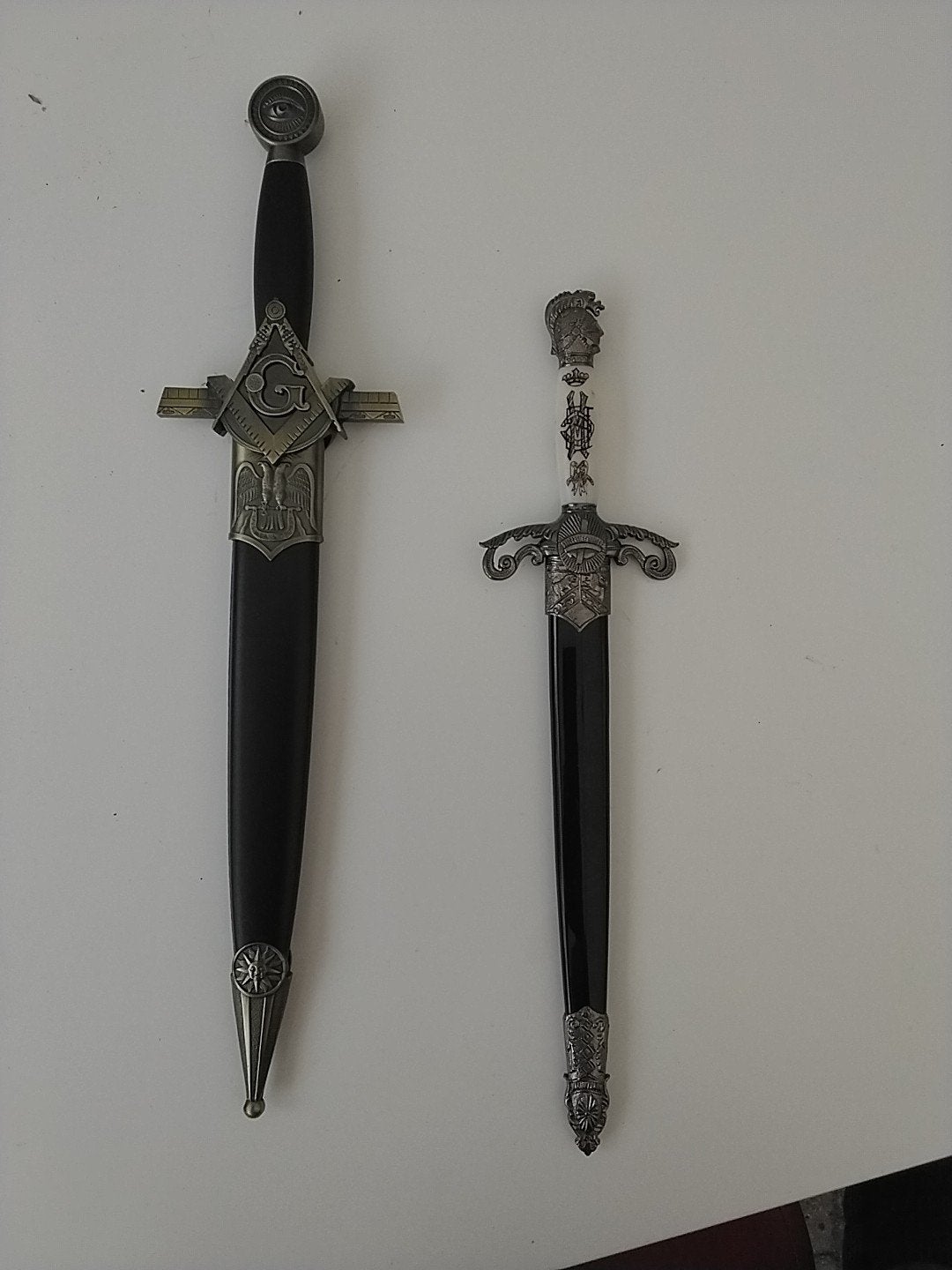 Decoratieve Dolken Set - Vrijmetselaars & Middeleeuws, Ophalen of Verzenden, Gebruikt