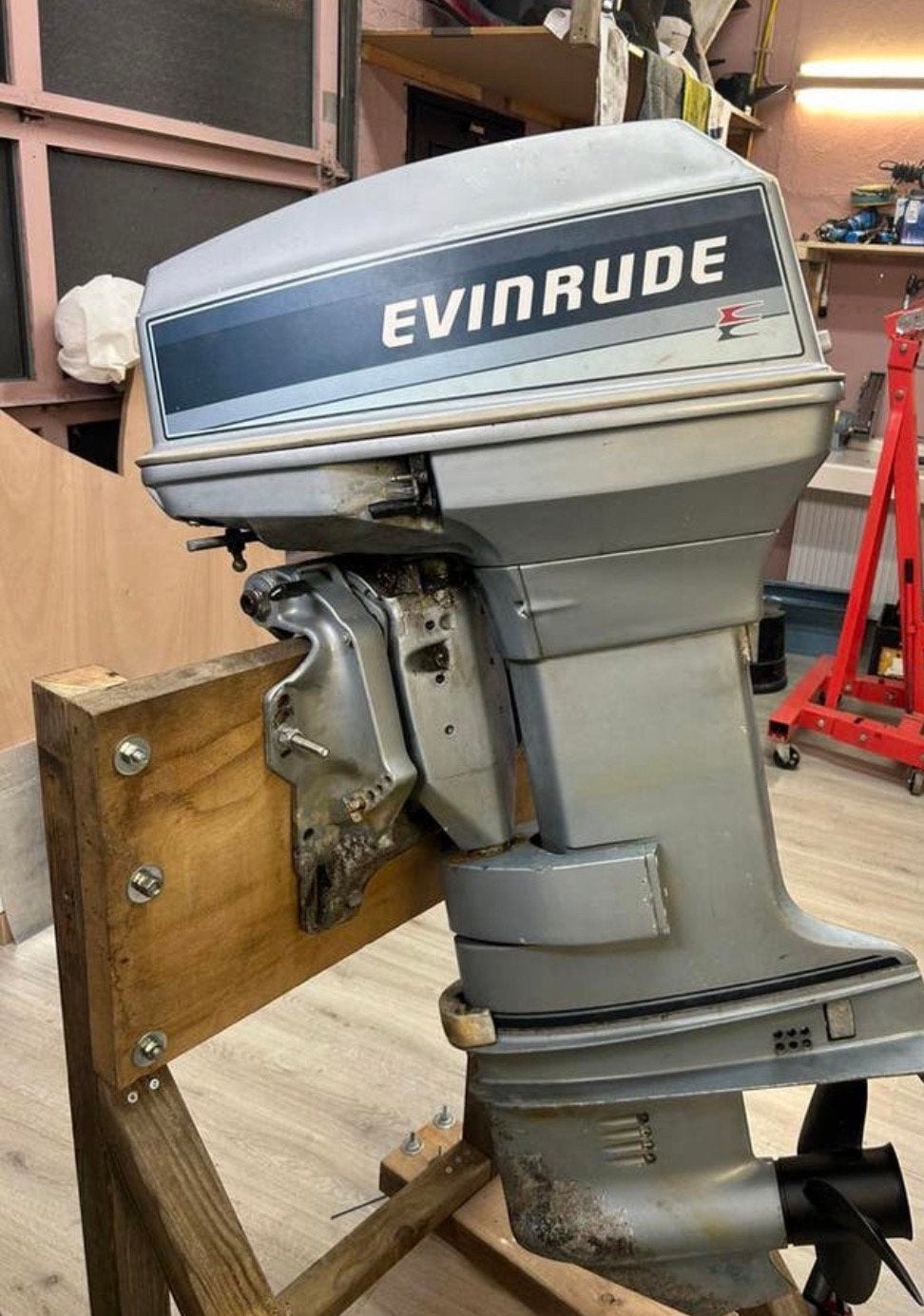 Buitenboordmotor 40pk evinrude e-start/afstandsbediening, Ophalen, Zo goed als nieuw, Motor en Techniek, Motorboot