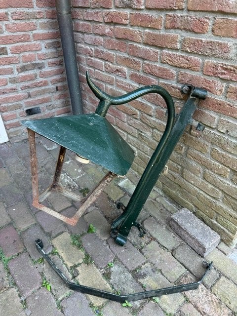sierlijke robuuste buitenlamp (opknapper), Ophalen, Gebruikt, Staal, Wandlamp