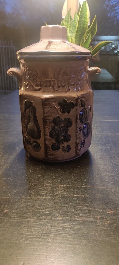 Vintage weckpot met deksel, Ophalen of Verzenden