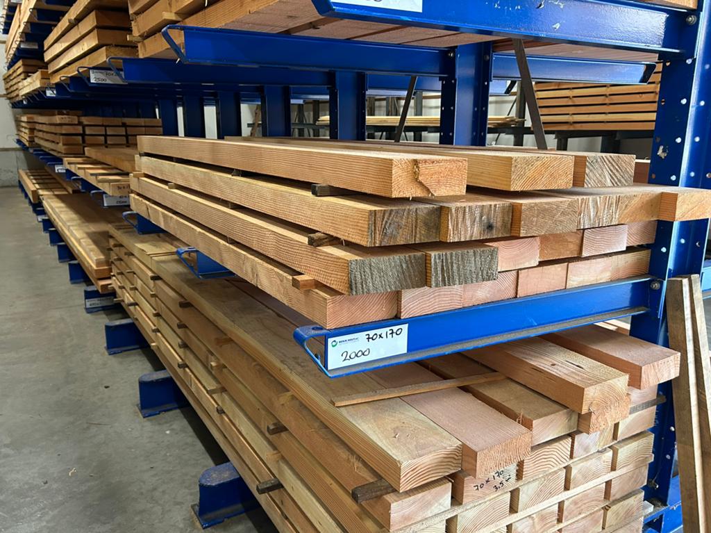 Douglas balken fijnbezaagd 70x170mm gording, Ophalen, Nieuw