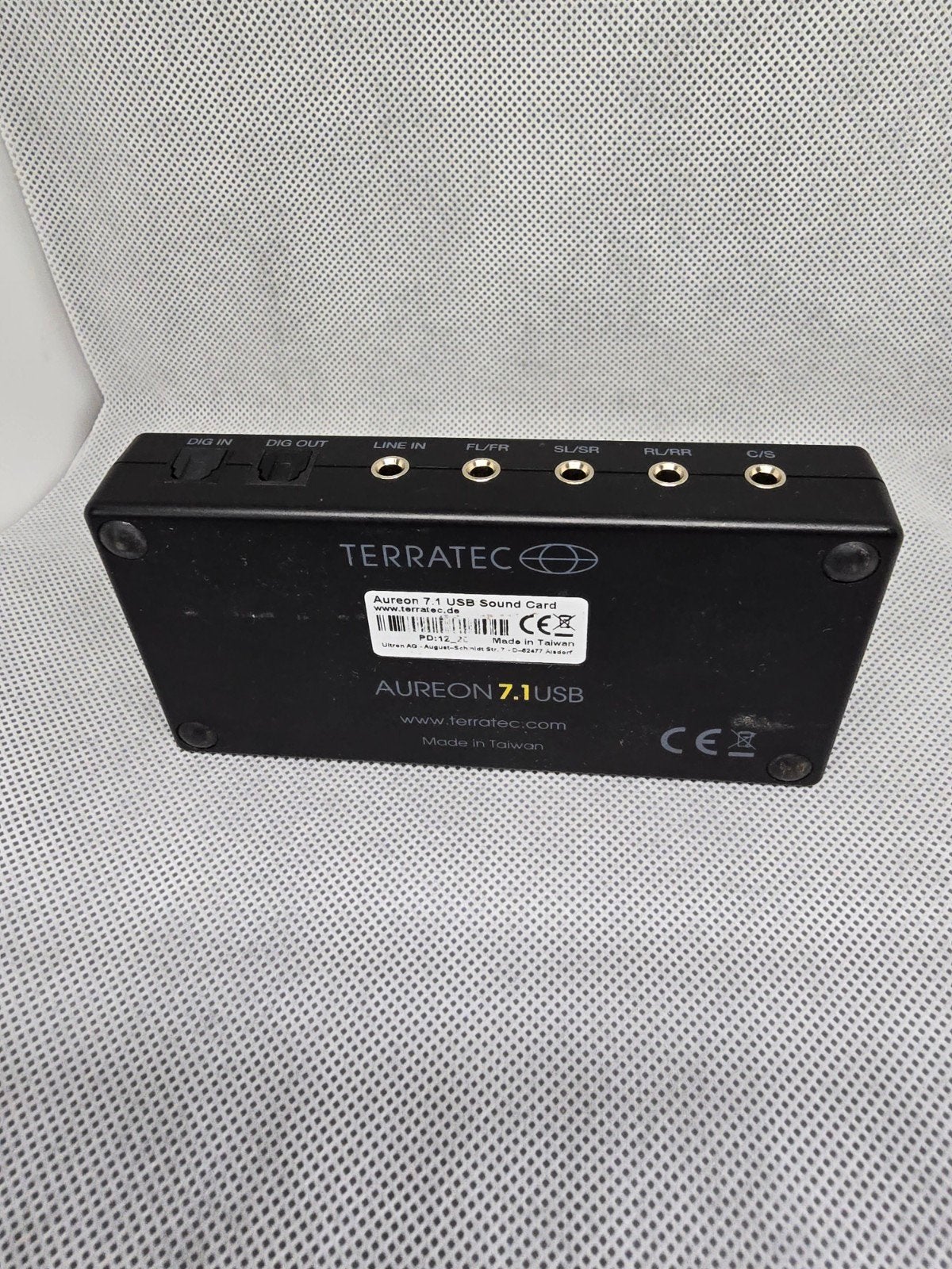 Terratec Aureon 7.1 USB Externe Geluidskaart, Computers en Software, Geluidskaarten, Ophalen of Verzenden, Zo goed als nieuw, Extern