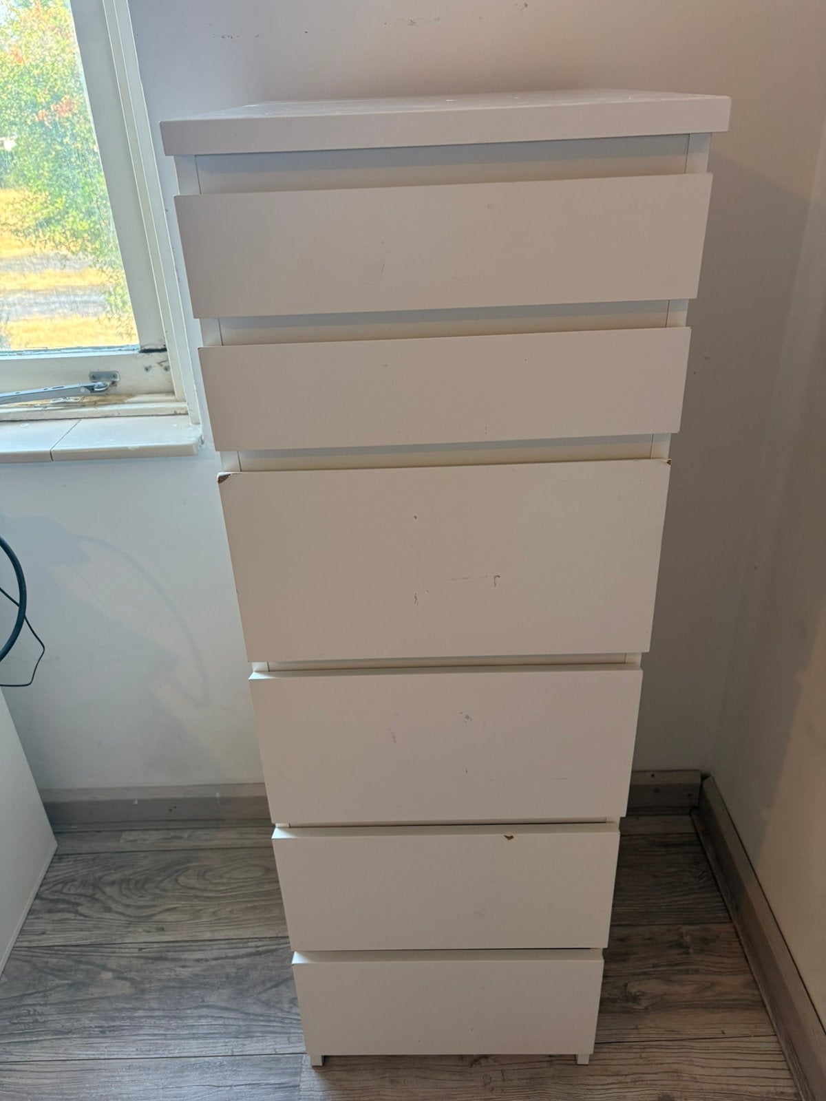 MALM Ladekast 6 lades, Ophalen, Gebruikt, 5 laden of meer, 50 tot 100 cm