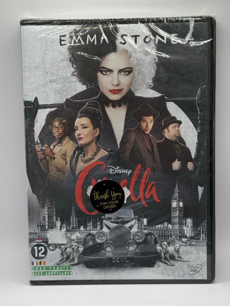 Cruella walt disney DVD NIEUW in verpakking NL versie, Cd's en Dvd's, Vanaf 12 jaar, Verzenden, Nieuw in verpakking