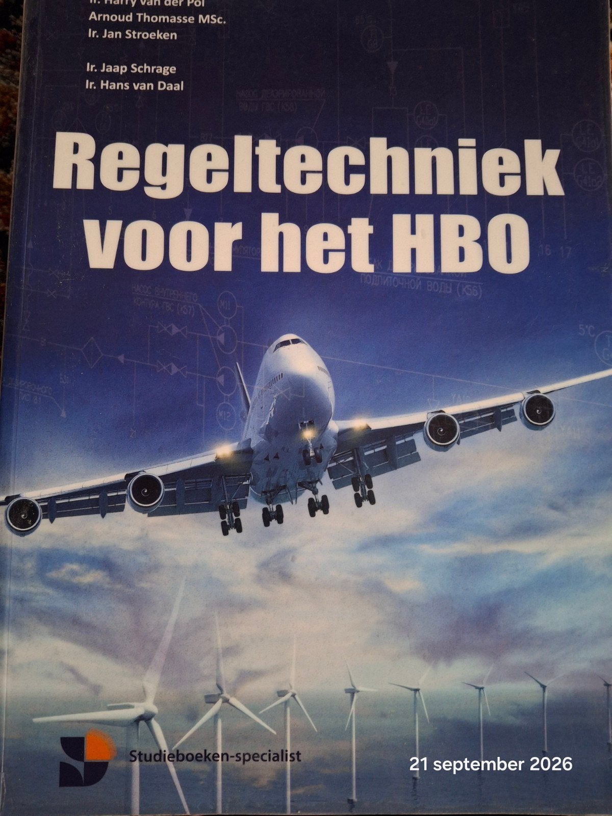 Regeltechniek voor het HBO, Boeken, Ir. Harry van der Pol, Arnoud Thomassse MSc, Ir. Jan Stroeken, Zo goed als nieuw, Beta, HBO