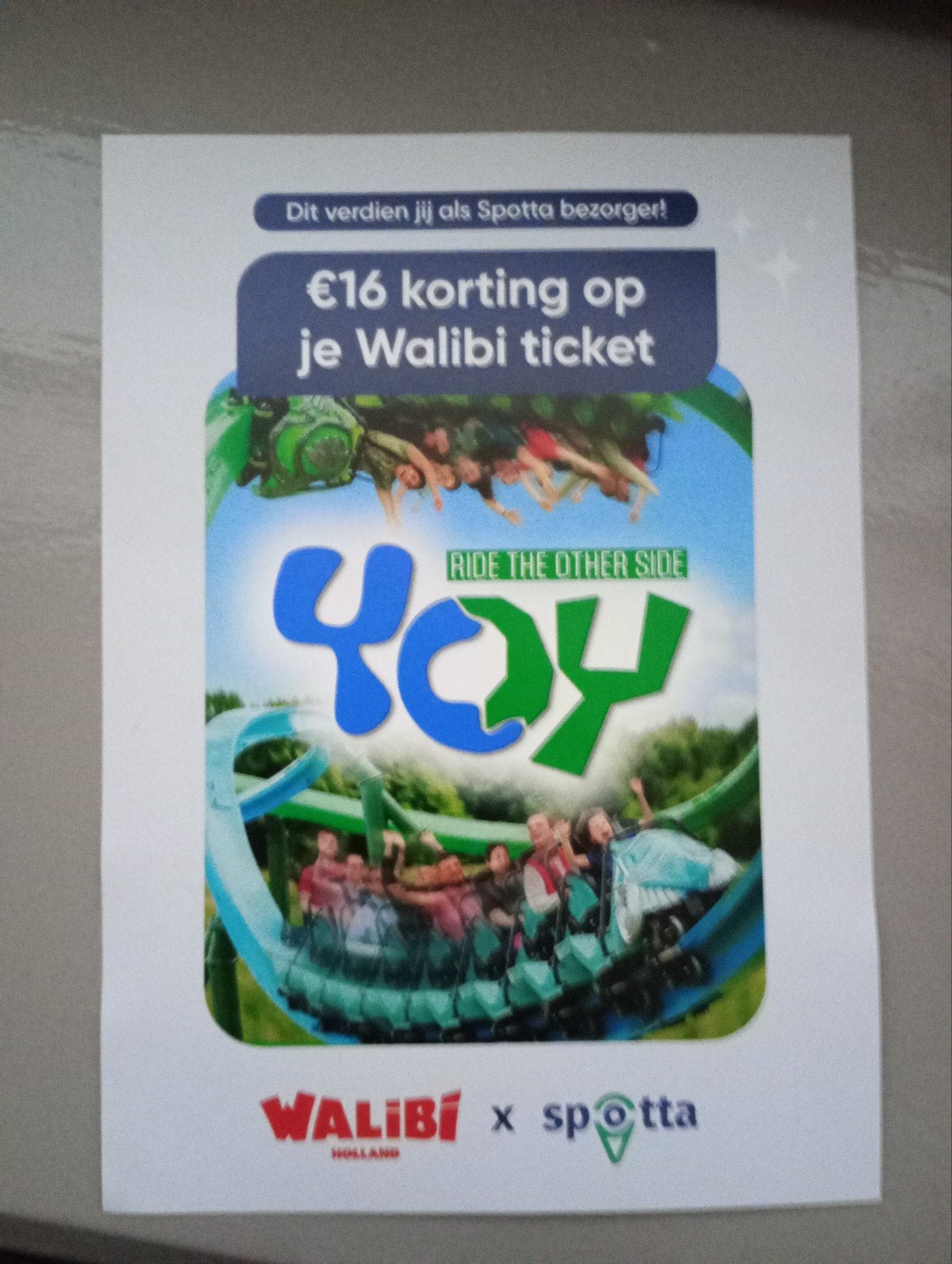 Walibi 16 euro korting 4x