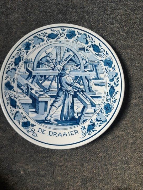 Royal Goedewaagen 'De Draaier' wandbord, Ophalen of Verzenden