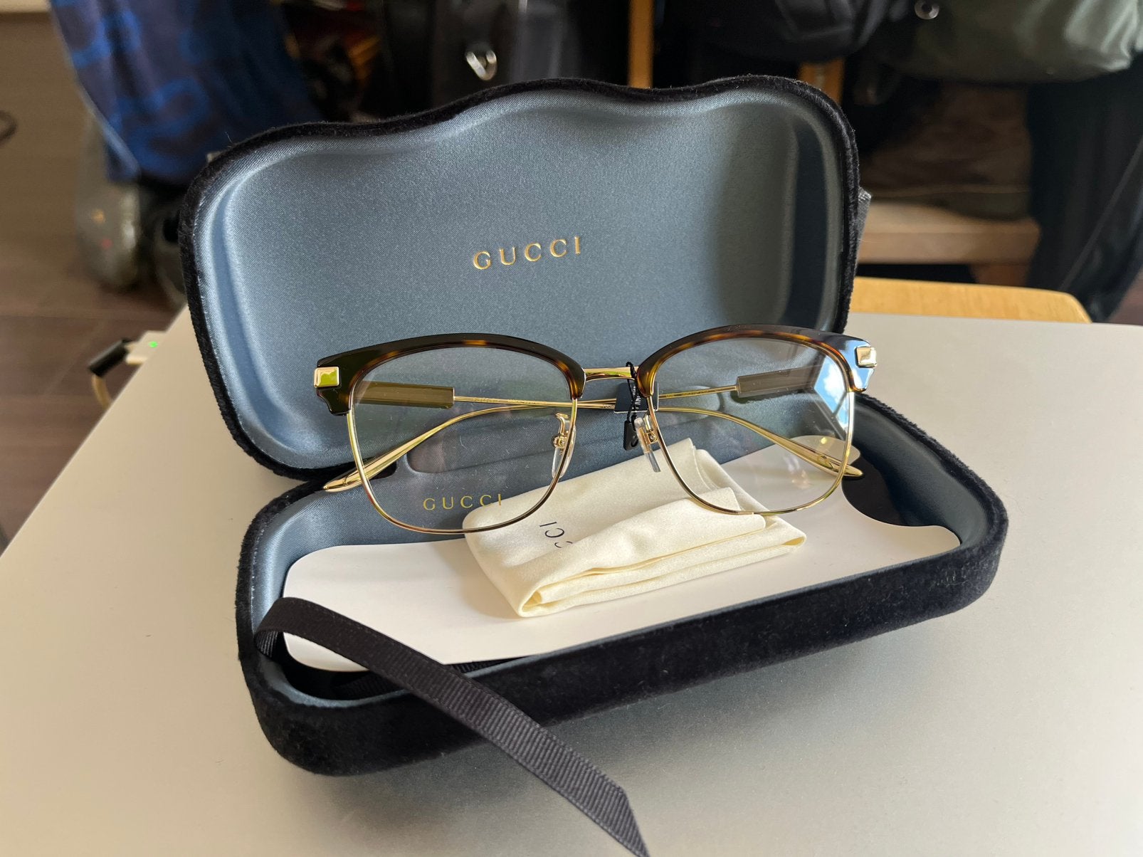 Gucci Brilmontuur (nieuw), Sieraden, Tassen en Uiterlijk, Zonnebrillen en Brillen | Heren, Overige merken, Zwart, Nieuw, Ophalen of Verzenden