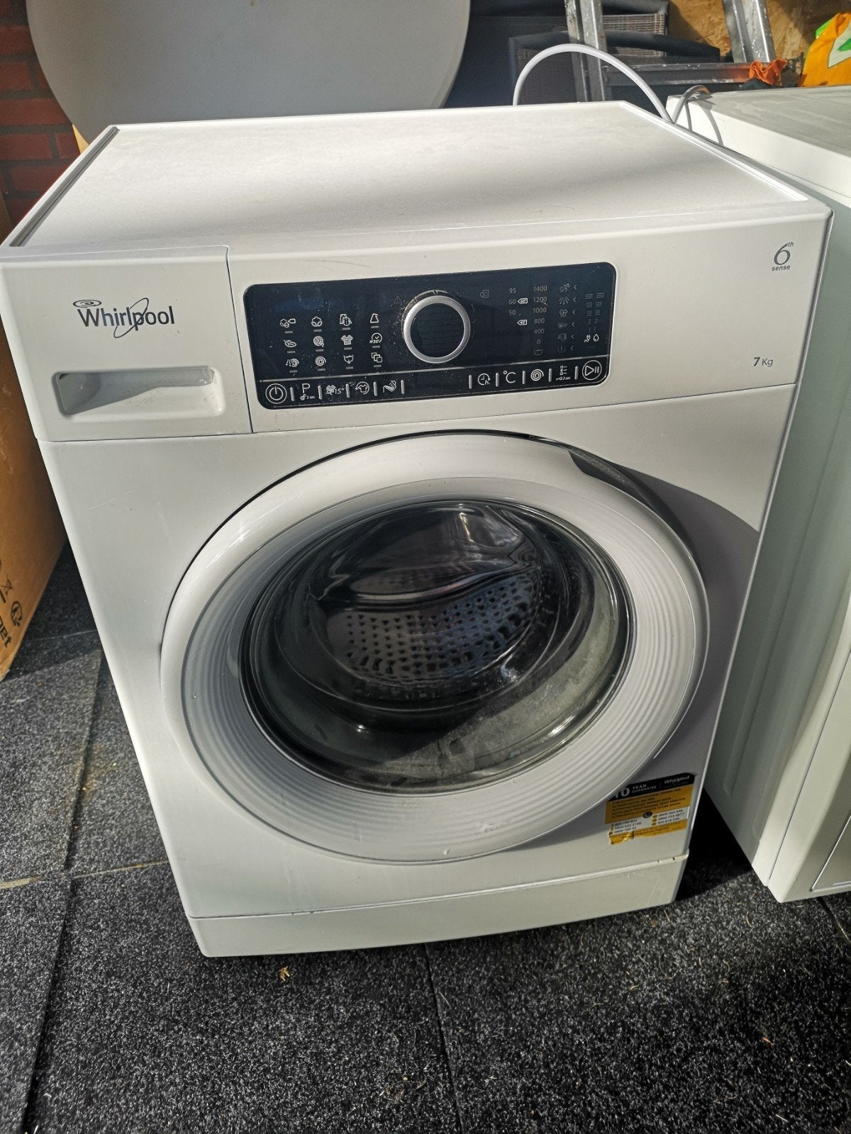 Whirlpool Wasmachine 7kg - Zo goed als nieuw, Ophalen of Verzenden, Zo goed als nieuw, Voorlader, 85 tot 90 cm