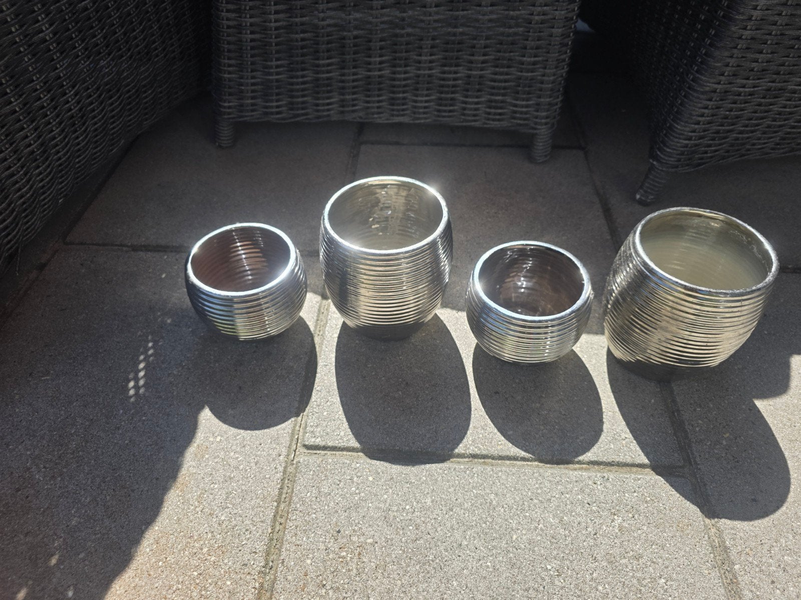Bloempotten, Ophalen, Rond, Aardewerk, Minder dan 40 cm