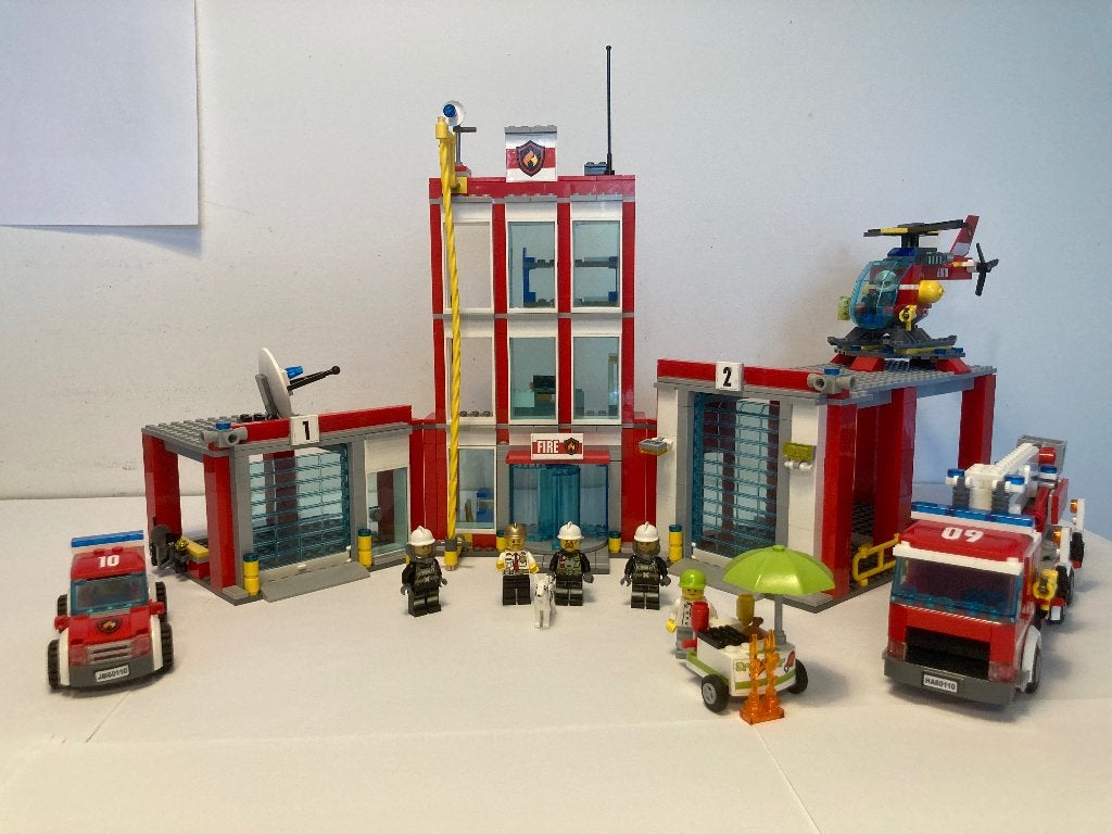 60110 Lego City Brandweerkazerne, Ophalen, City, Lego, Inclusief instructies