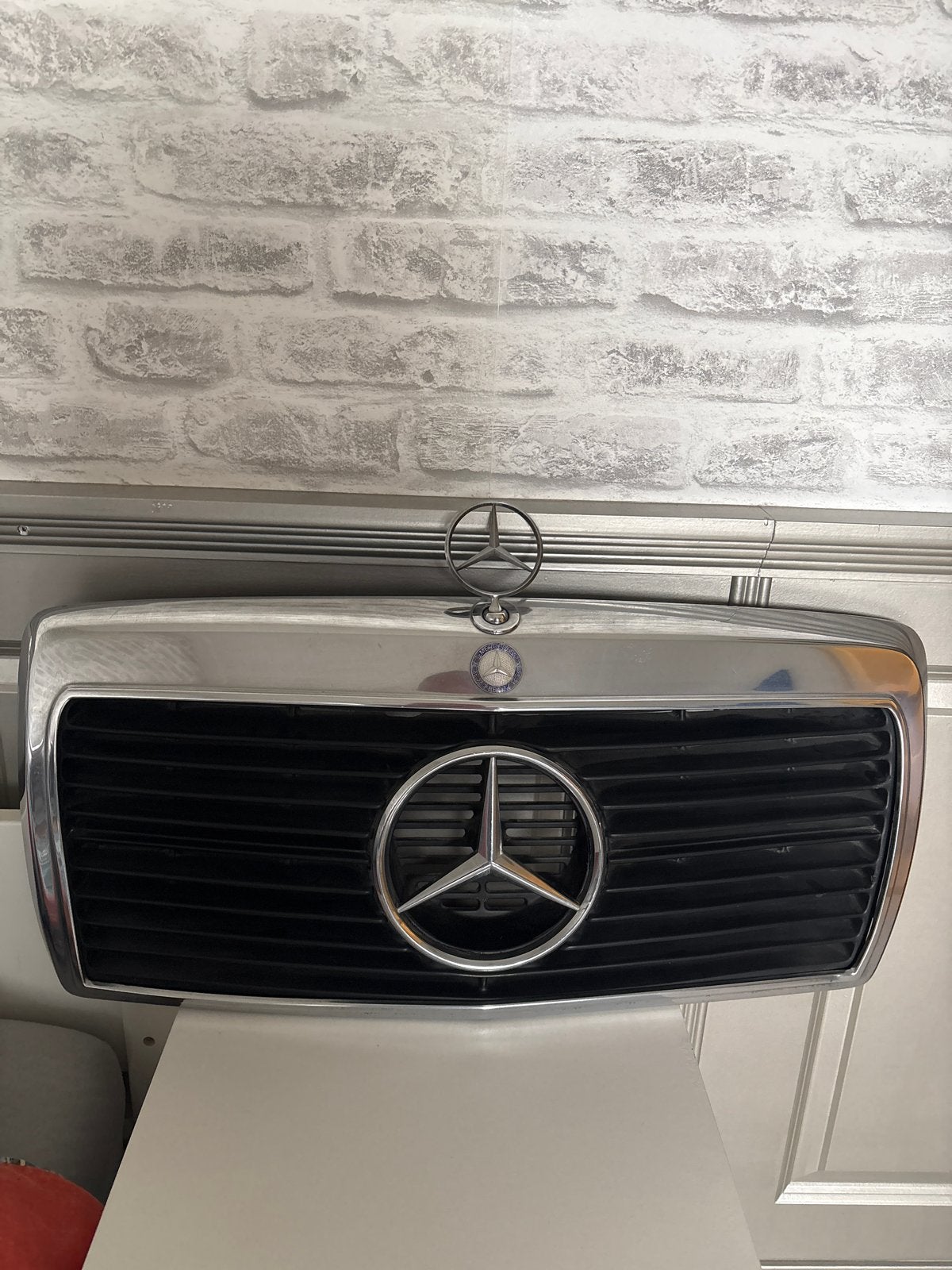 Mercedes-Benz 190 Grille met Ster - Gebruikt, Ophalen of Verzenden, Gebruikt, Voor, Mercedes-Benz