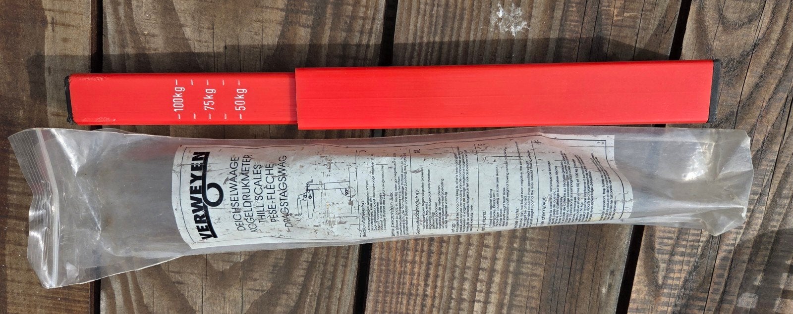 Verweyen Disselweegschaal Kogeldrukmeter 50-100kg, Ophalen, Gebruikt