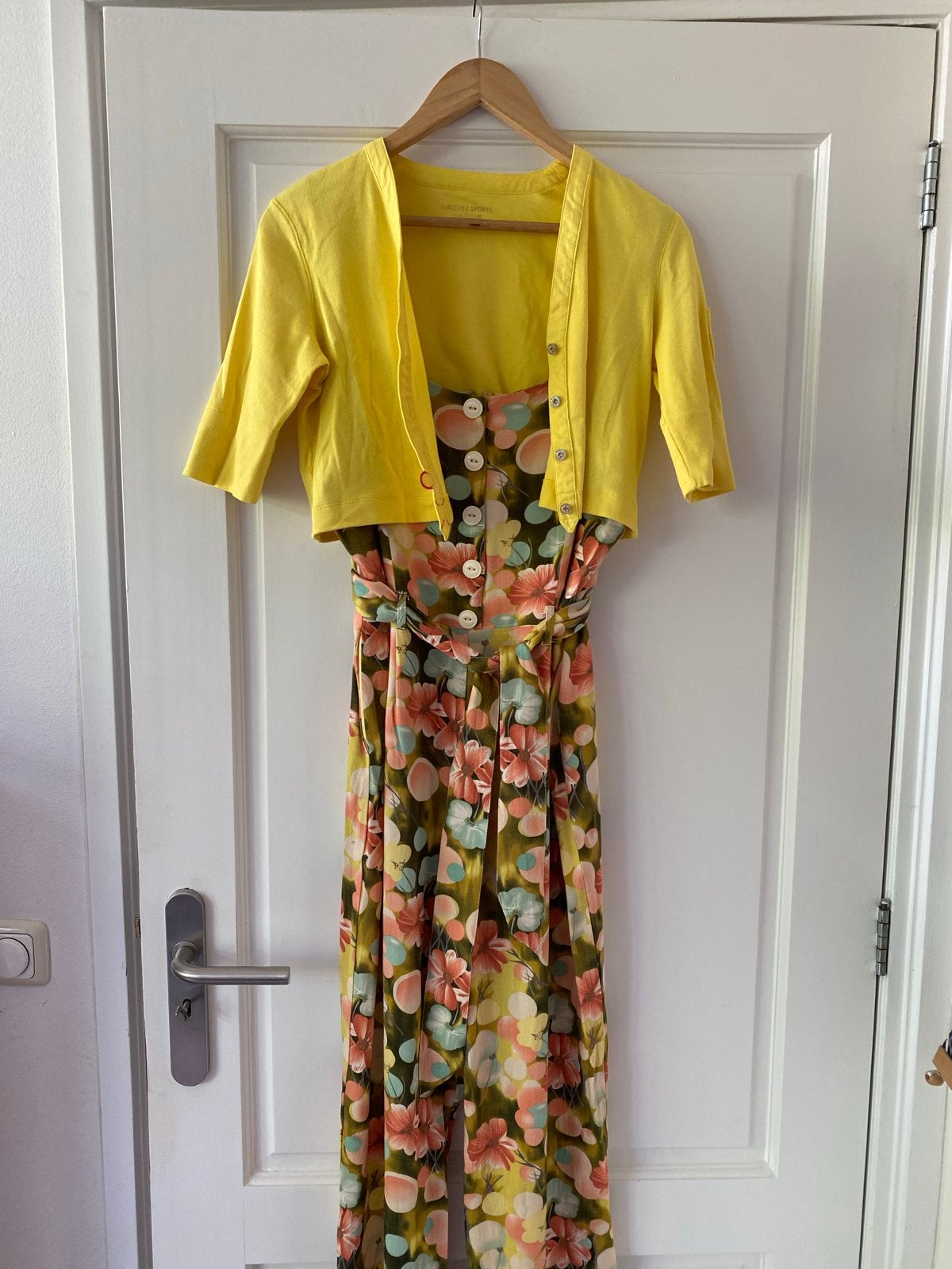 King Louie jumpsuit maat 40 met Marc Cain vestje, Ophalen of Verzenden, Zo goed als nieuw, Maat 38/40 (M), Meerkleurig