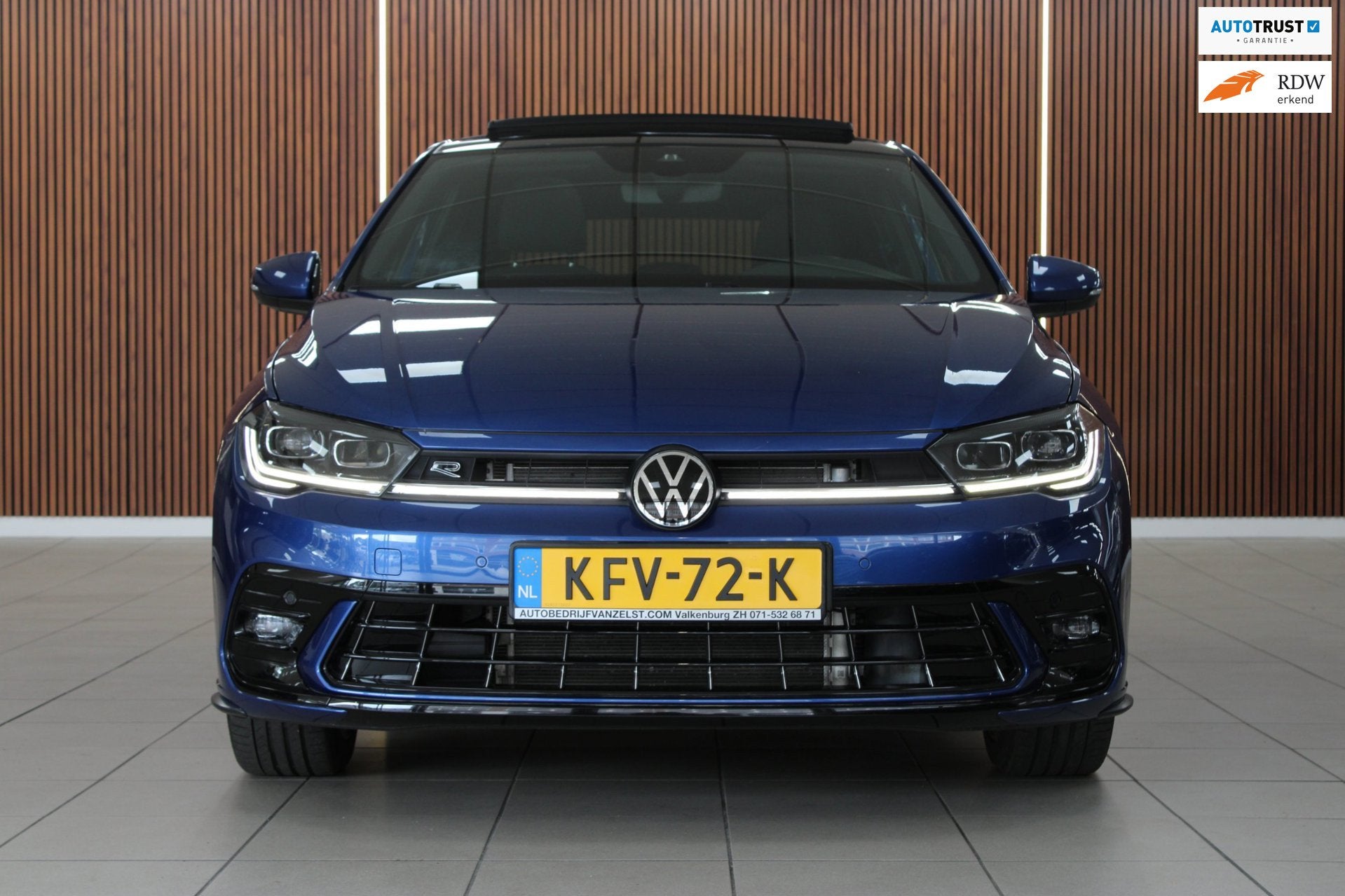 Volkswagen POLO 1.0 TSI R-Line Business Automaat | Airco | C, Auto's, Volkswagen, Stof, Gebruikt, Blauw, 600 kg